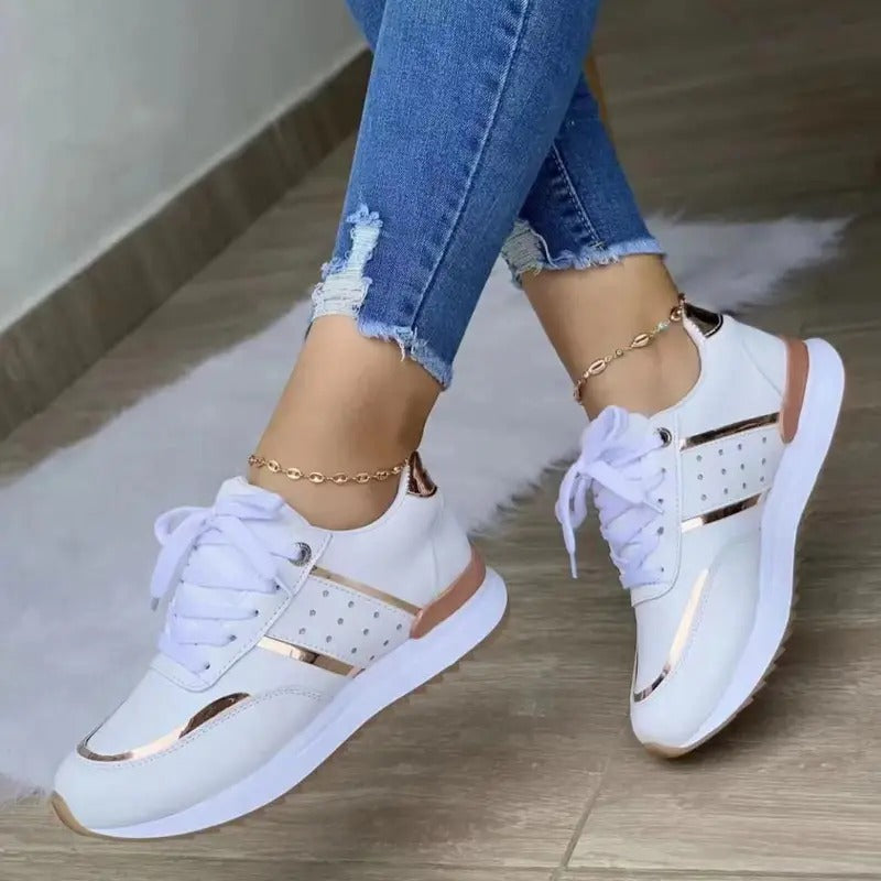 Chaussures de sport décontractées pour homme avec semelle épaisse et lacets, marque MARKET DE PRODUITS DE BEAUTÉ & SANTÉ.