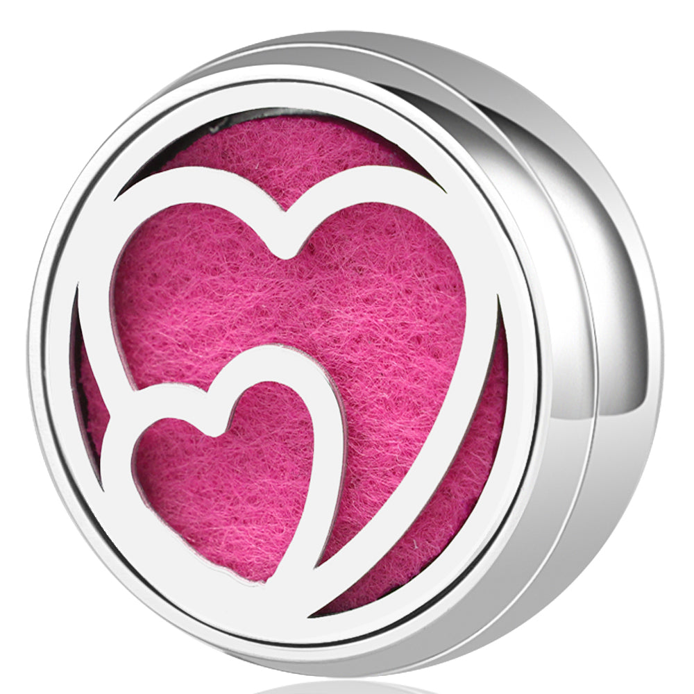 Pendentif diffuseur portable Amrita Court avec charms pour une respiration confortable et lutte contre les virus.