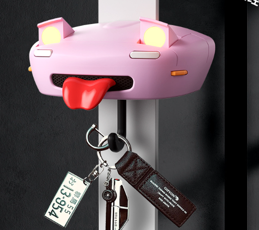 Crochet mural pour clé de voiture AE86, accessoire Aura Scent, en métal avec design élégant pour organiser vos clés.