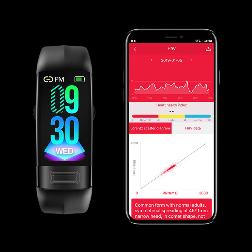 Accessoires moniteur de santé multifonction Aura Scent avec mesure de la pression artérielle, glucose, ECG et température.