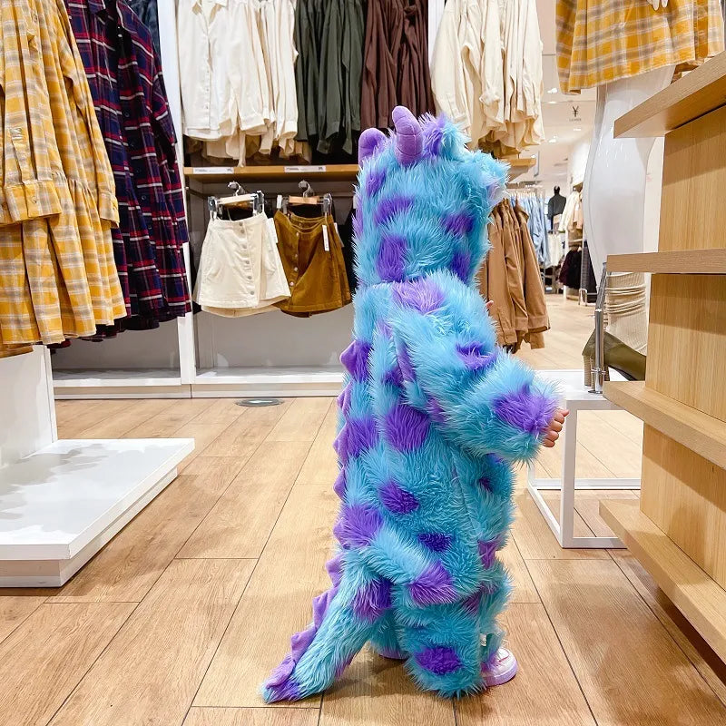Combinaison bébé mignonne avec capuche animale et fermeture éclair, vêtement douillet de la marque Boutique Angenor.