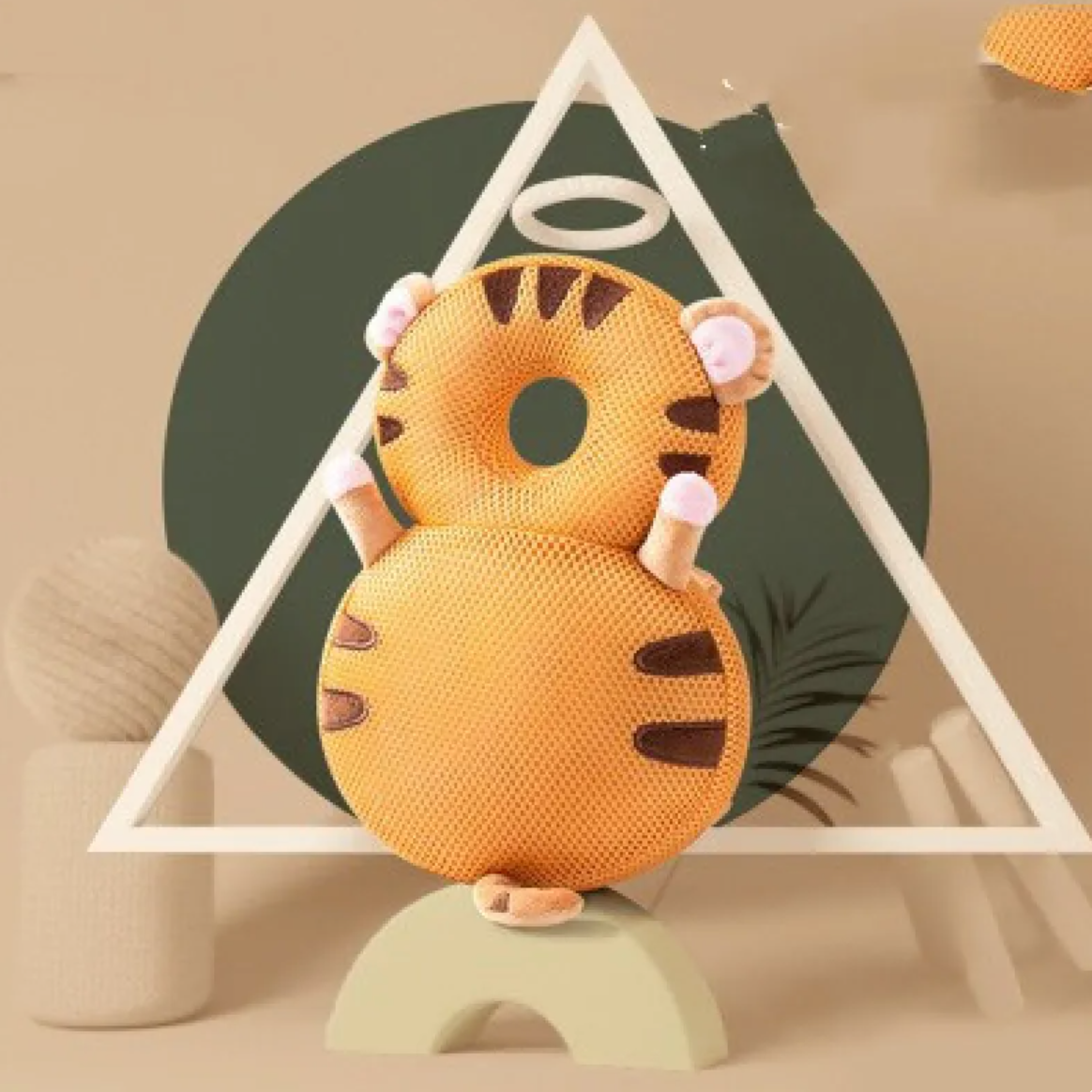 Tampon de protection pour tête de tout-petit de la marque Boutique Anenor, coussin rembourré pour la sécurité des enfants.
