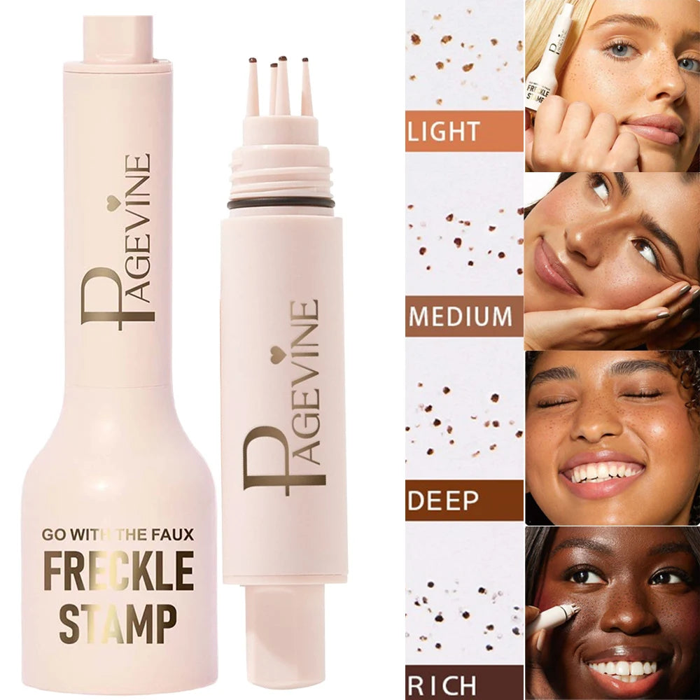 Stylo tampon taches de rousseur Aura Scent pour maquillage naturel, visible avec pointes fines pour application précise