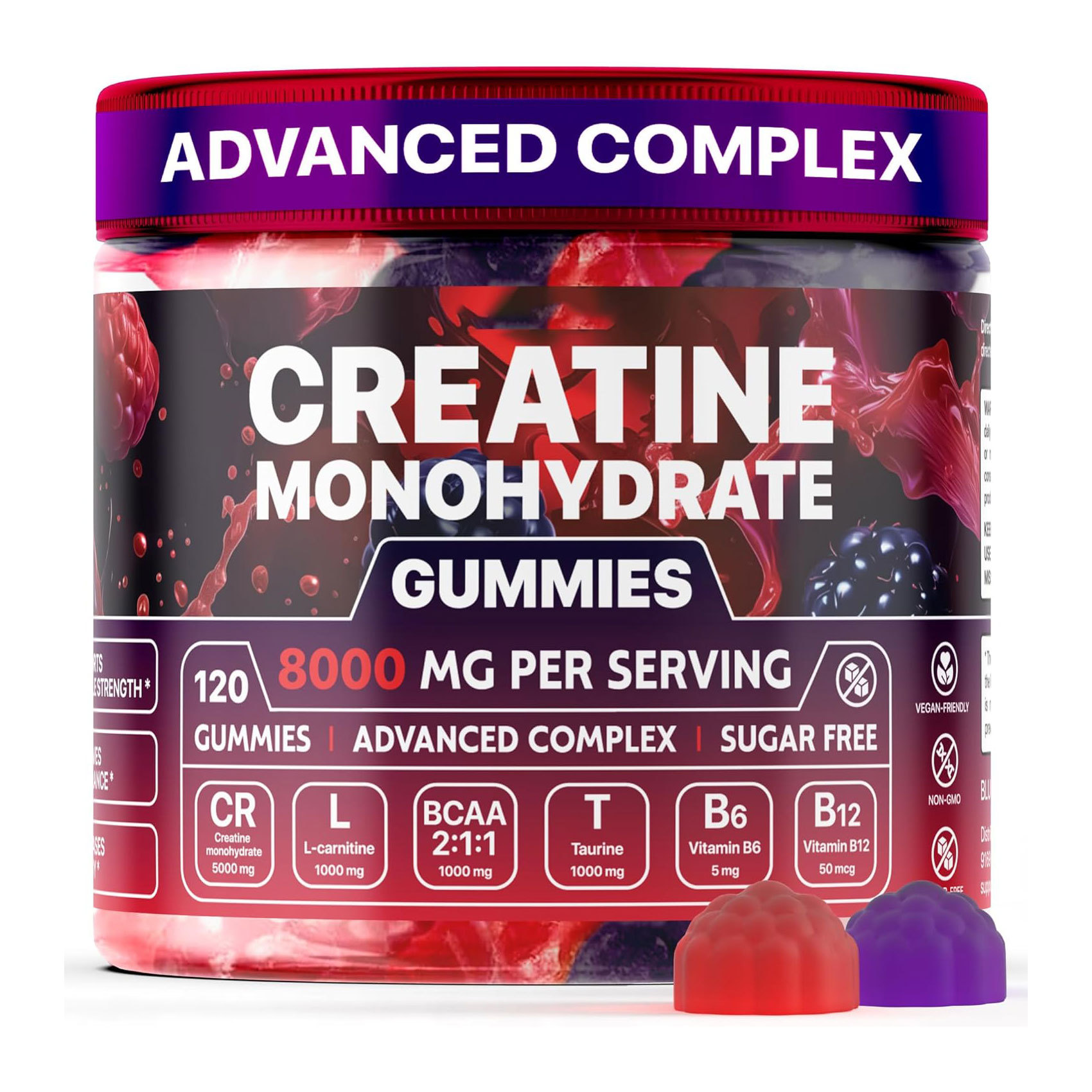 Gommes Muscle Boost Boutique Angenor, compléments alimentaires pour renforcer la masse musculaire, en bon état dans leur emballage.