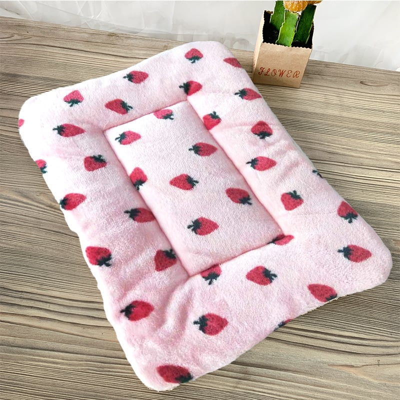 Couverture d'hiver pour animal de compagnie Boutique Angenor, matelas chaud et confortable pour le sommeil en hiver.