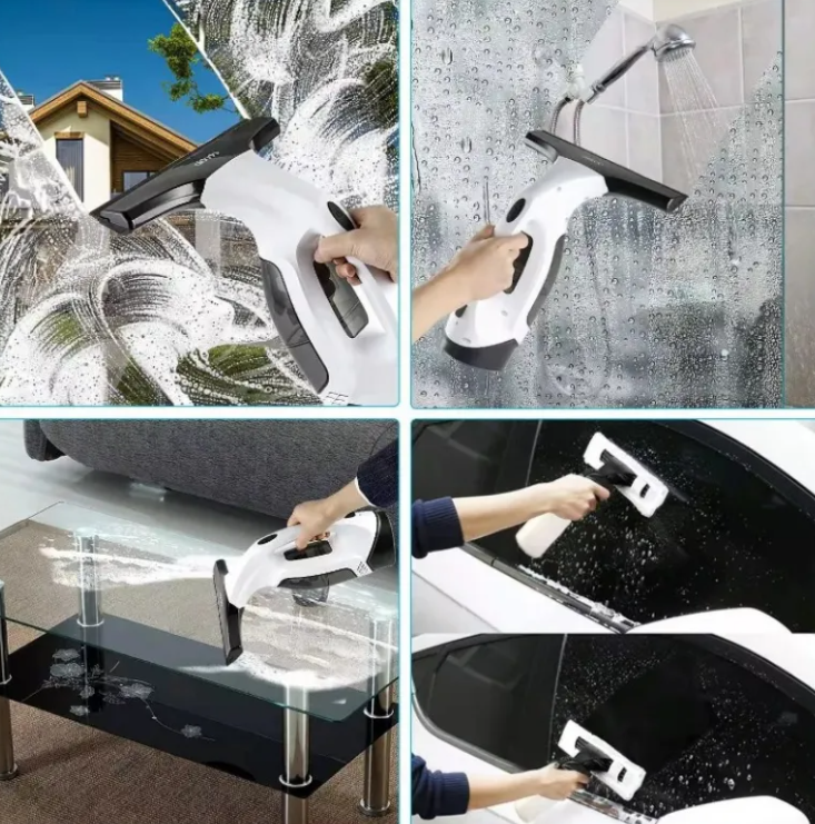 Nettoyeur de fenêtres automatique Boutique Angenor, appareil électrique pour nettoyage sans effort des vitres.