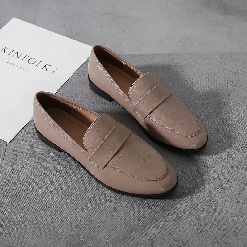Chaussures plates pour femmes de Boutique Angenor, mocassins British à un pied, chaussures confortables et élégantes.