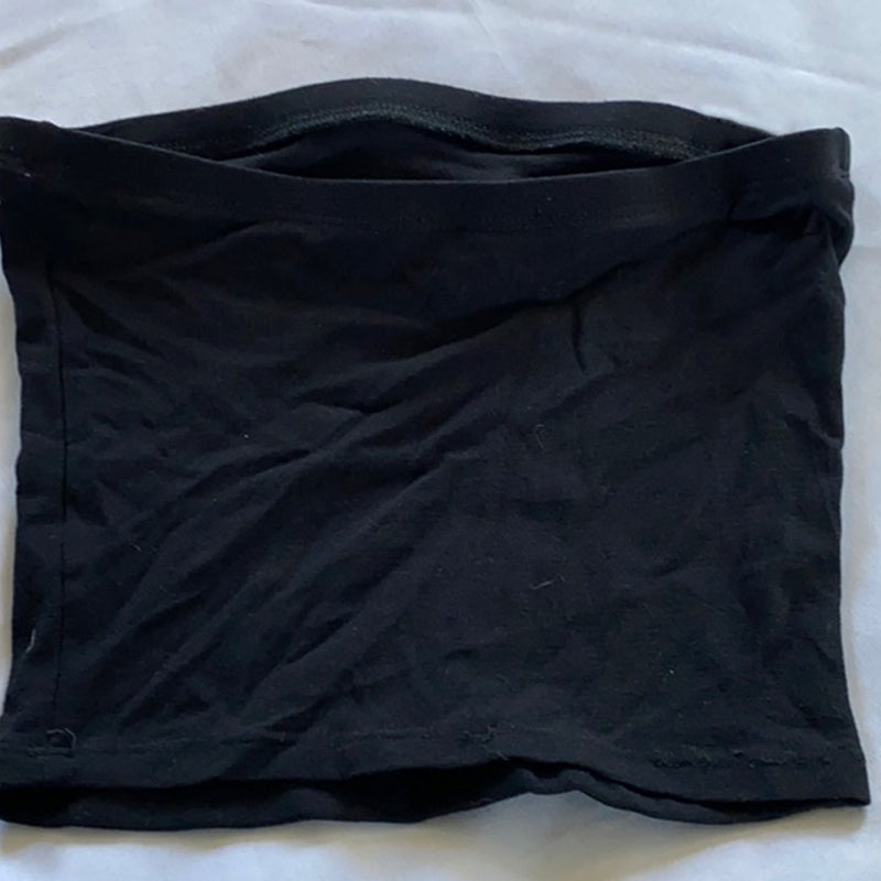 Top tube en strass pour bébé, style vintage Y2K, pour filles, par Boutique Anenor, tissu brillant et ajusté.