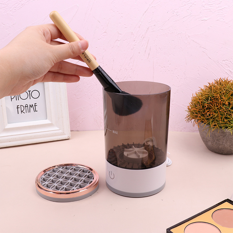Nettoyant pour pinceaux de maquillage Boutique Angenor, liquide nettoyant pour pinceaux de maquillage, nettoyage facile.