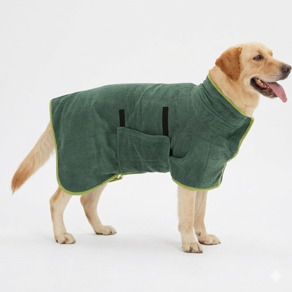 Serviette de bain pour animaux de compagnie Boutique Anenor, serviette sèche rapide, doux et absorbant pour chiens et chats.
