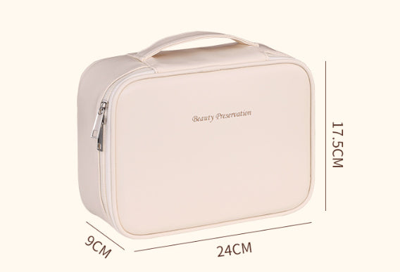 Grand sac de rangement cosmétique multifonctionnel de grande capacité, Boutique Angenor, pour organiser maquillage et produits de beauté