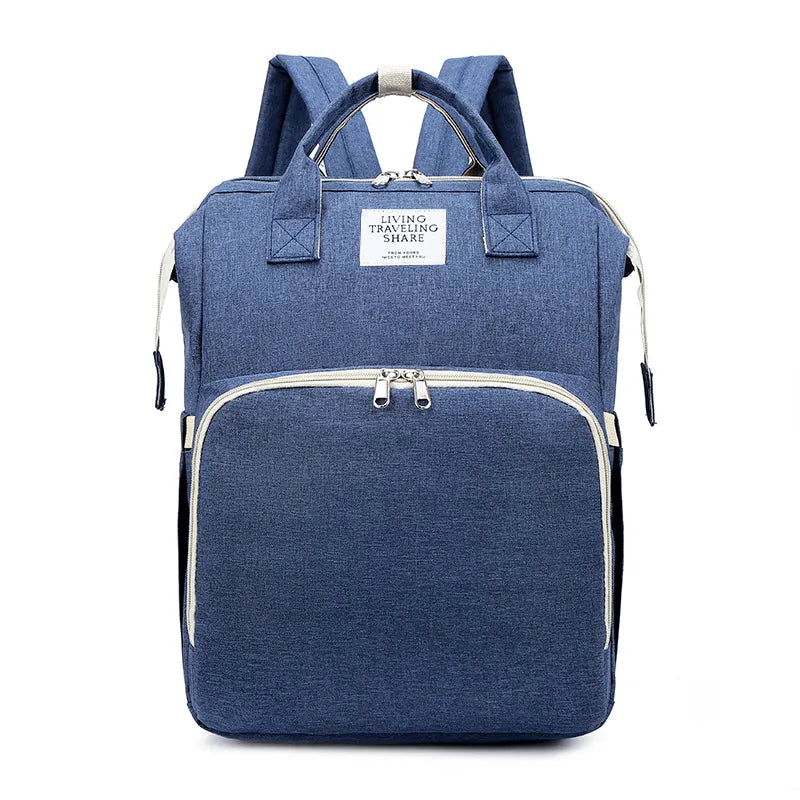 Grand sac à langer pour maman Boutique Angenor, grande capacité avec plusieurs poches pour bébé et maman.