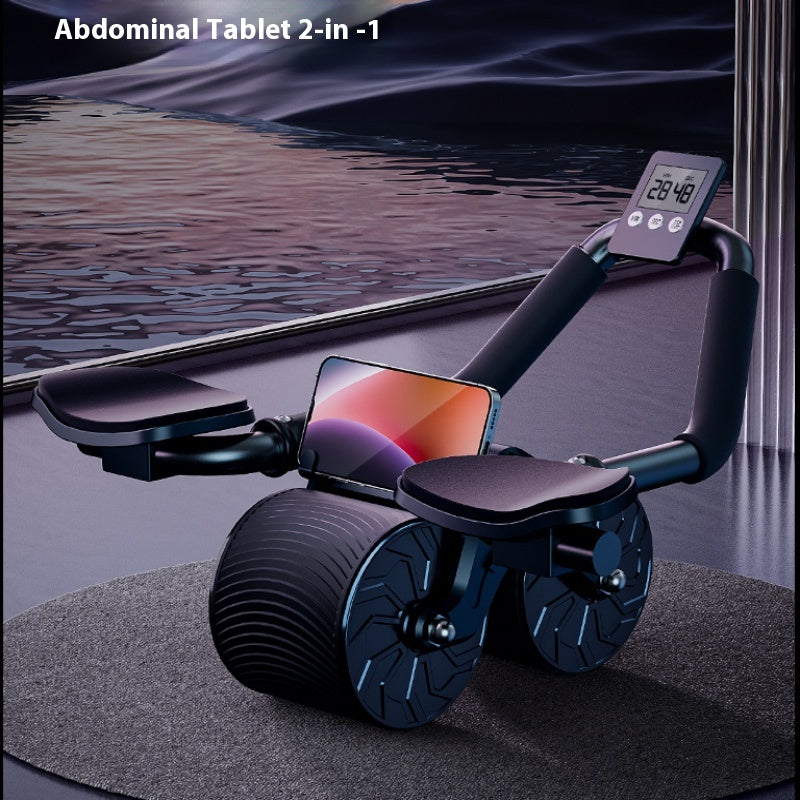 Roue abdominale automatique de la marque Boutique Angenor, machine de fitness pour exercices d'abdominaux et renforcement musculaire.