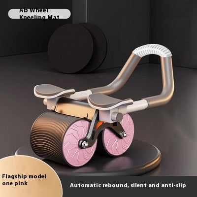 Roue abdominale automatique Boutique Angenor pour exercices de renforcement abdominal, avec poignées confortables et design compact.