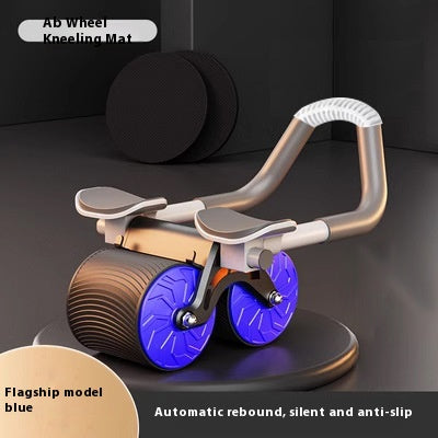 Roues abdominales automatiques Boutique Angenor pour entraînement abdominal, avec poignées et roue en plastique durable.