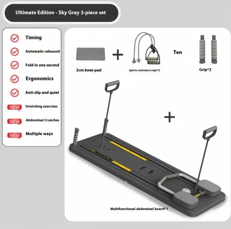 Roue abdominale de fitness Boutique Angenor, planche d'exercice pour tonification abdominale et renforcement musculaire.