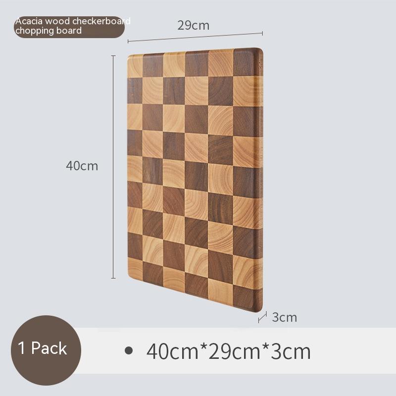 Planche à découper en acacia Mango de la marque Boutique Angenor, surface en bois naturel pour la cuisine.