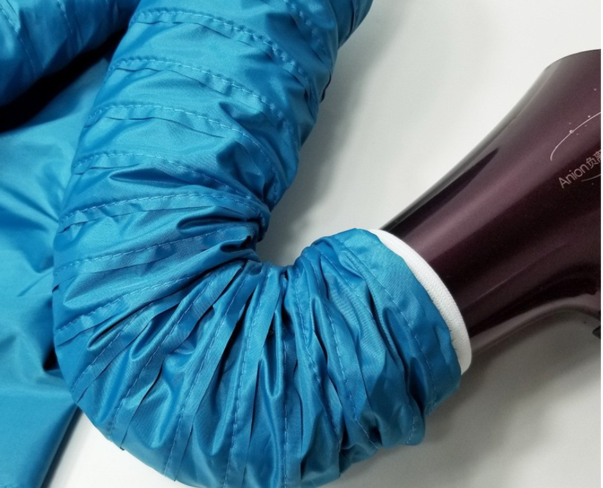Boîte de séchage pour animaux Boutique Angenor avec sèche-cheveux et sac de séchage pour chien ou chat, en tissu résistant.