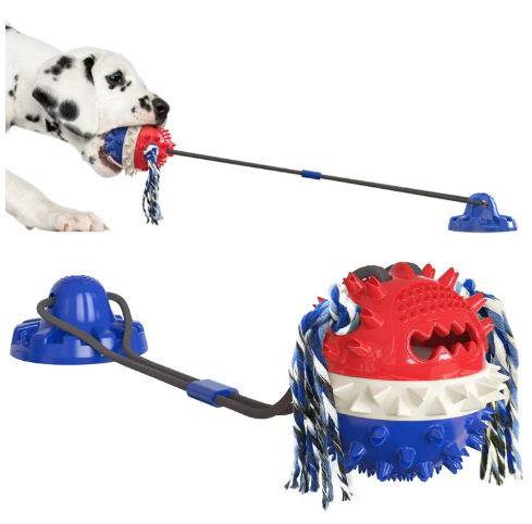 Balle en corde résistante à la mâchoire pour chien, jouet d'extérieur, idéal pour mâcher et jouer, fabriqué par Boutique Angenor