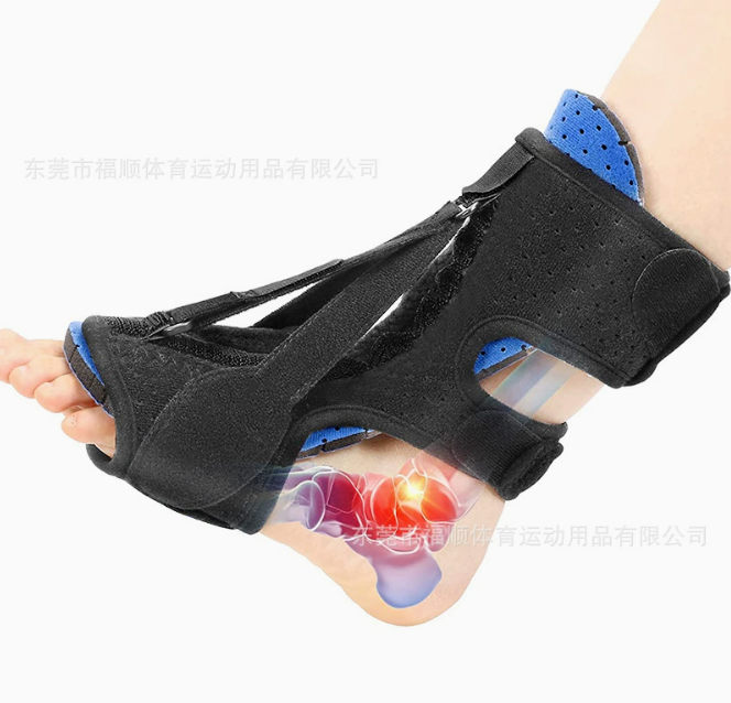 Attelle de nuit pour fasciite plantaire de la marque Boutique Angenor, soutien pour soulager la douleur au pied.