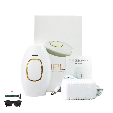 Appareil d'épilation laser IPL 500 000 flashes de Boutique Angenor, dispositif de laser à lumière pulsée pour l'épilation durable