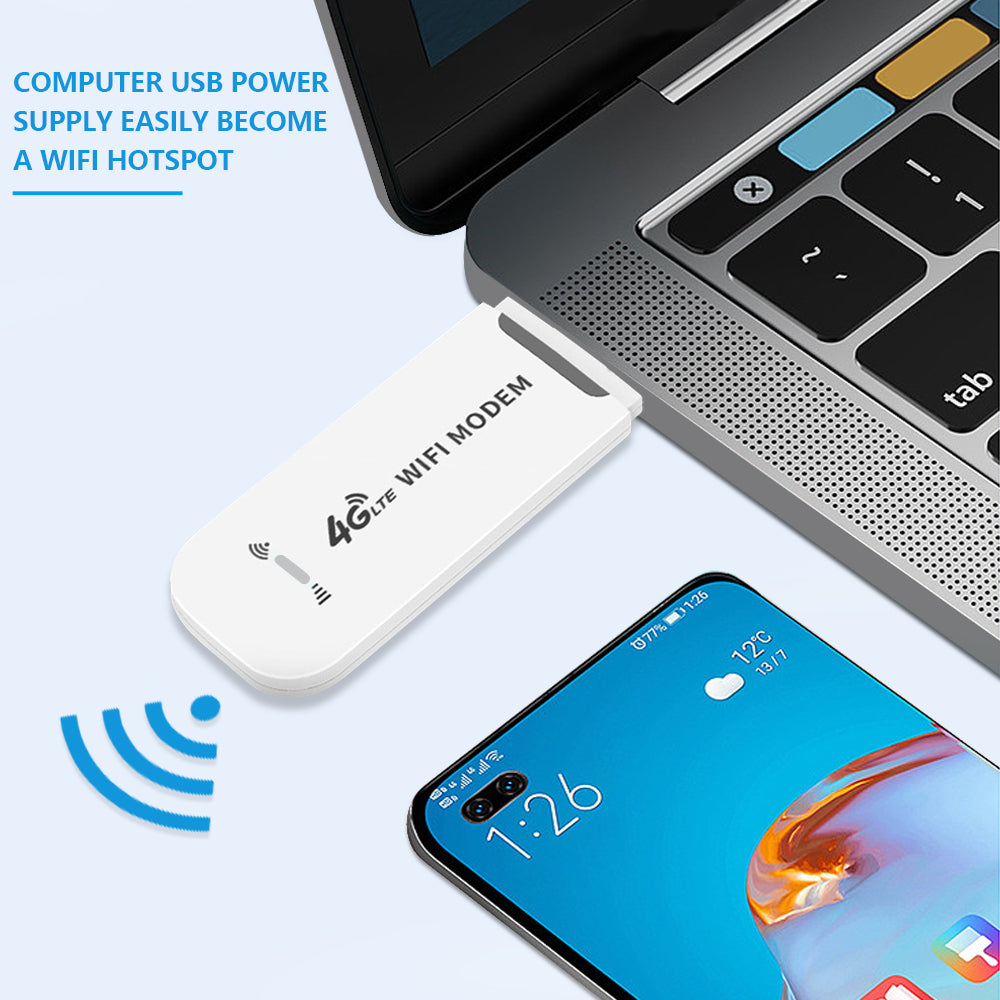 Clé USB WiFi portable 4G de Boutique Angenor, carte modem mobile compacte avec connexion Internet rapide.