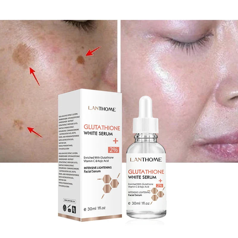 Kit de soins du visage à la glutathion de Cashymart, comprenant des produits pour une peau éclatante et hydratée.