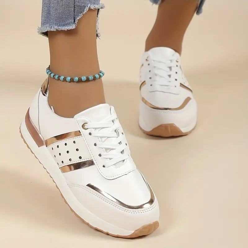 Chaussures de sport décontractées pour homme de marque MARKET DE PRODUITS DE BEAUTÉ & SANTÉ avec semelle épaisse et lacets
