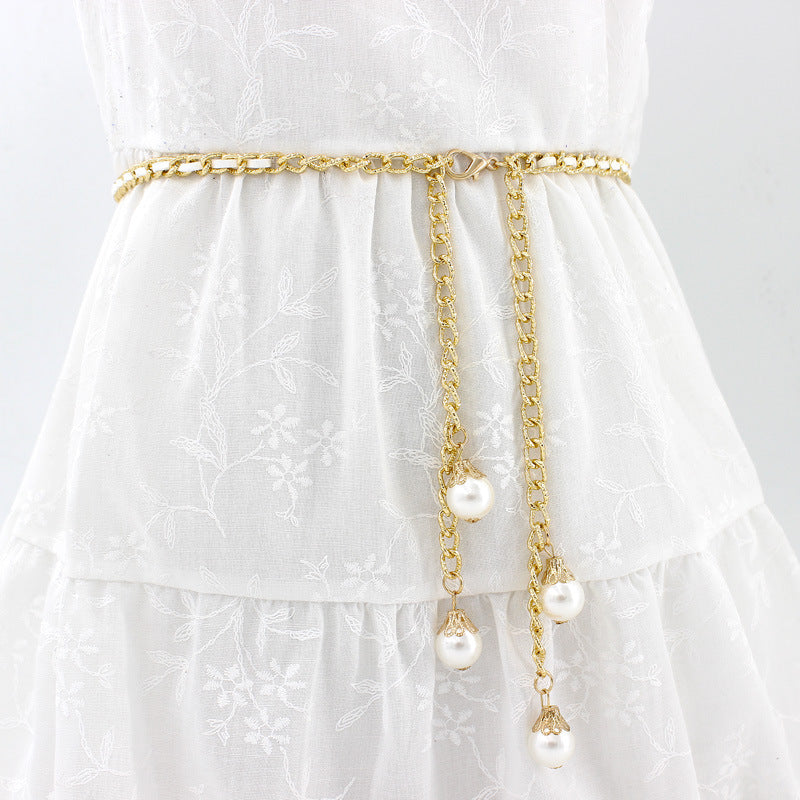 Robe tendance en tissu tissé avec ceinture à la taille, pour femmes de grande taille, style mode et élégance.