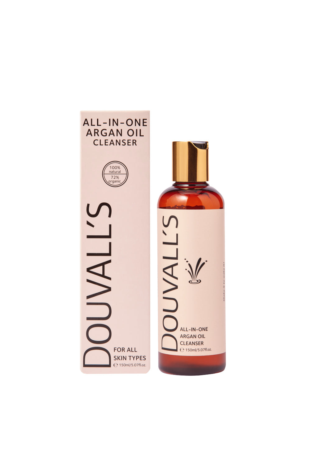All-in-One Organic Argan Oil Cleanser 150ml | Deep Cleansing and makeup removing-0