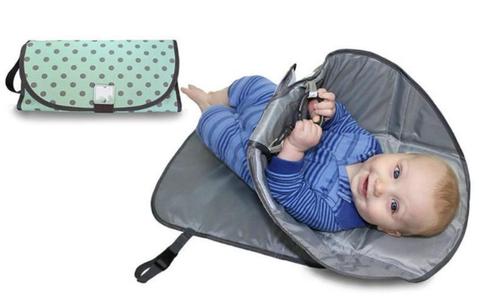 Trousse de change pour bébé portable de la marque MARKET DE PRODUITS DE BEAUTÉ & SANTÉ, matelas à langer pour nouveau-né.