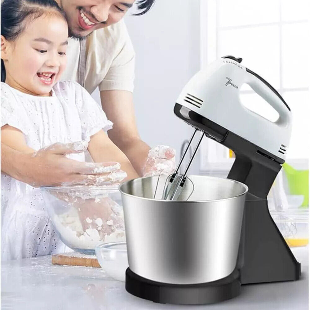 Mélangeur électrique de cuisine MARKET DE PRODUITS DE BEAUTÉ & SANTÉ avec bol, 7 vitesses, pour pâte à gâteau et préparation alimentaire.