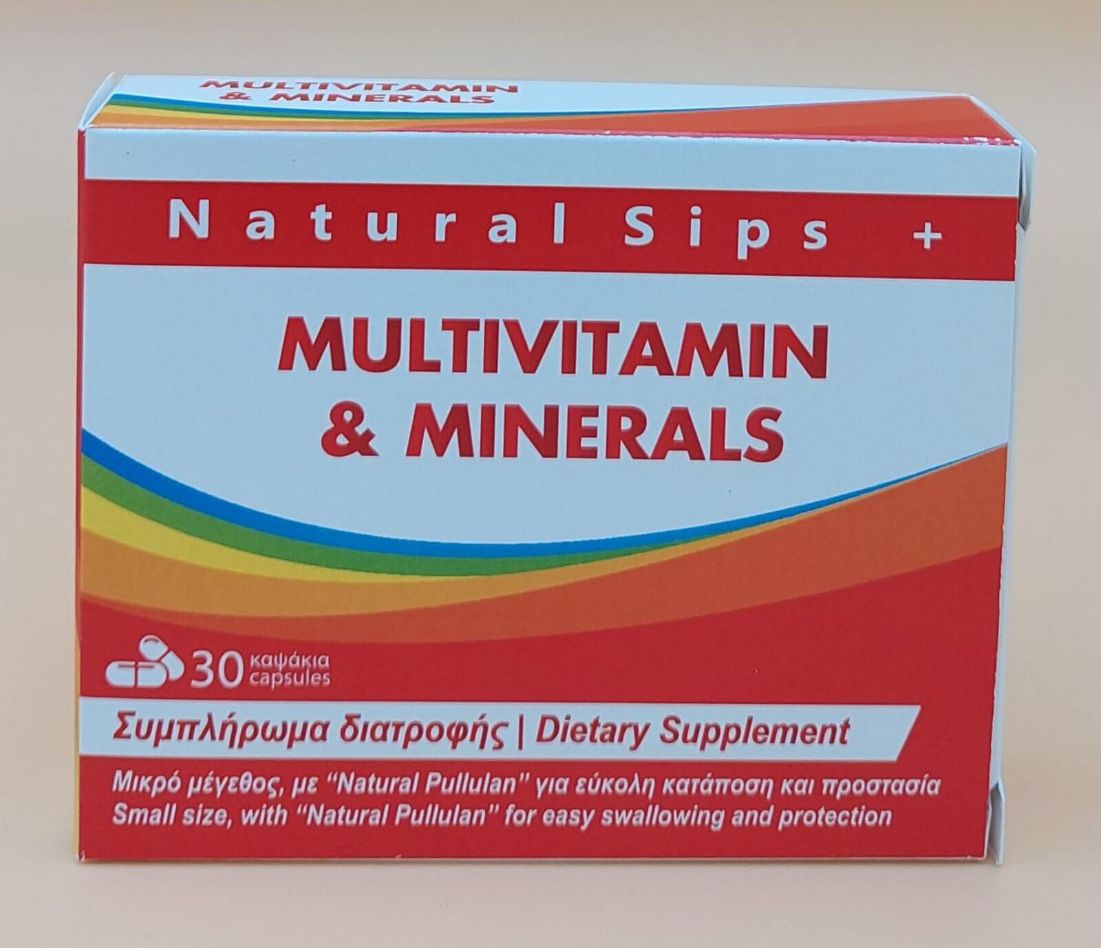 Multivitamins & Minerals 30 caps-0