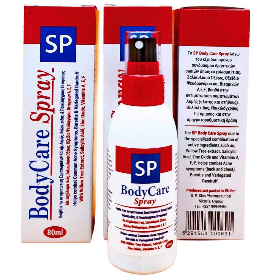 Body Care for acne, bursitis & variegated dandruff SP Vraman 80ml-0